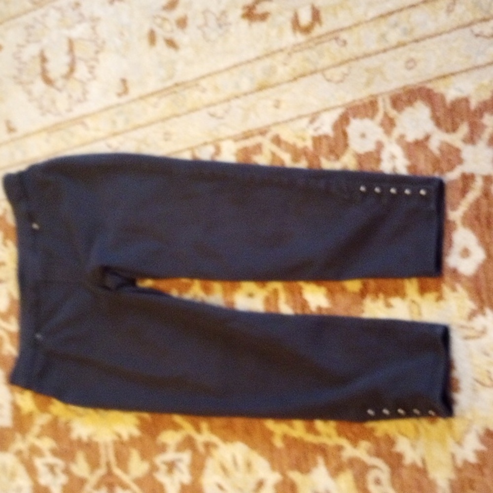 Chico's Black Studded Ankle Pants - Picture 7 of 9